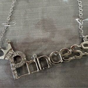 Fashion Jewelry Silver Princess Necklace